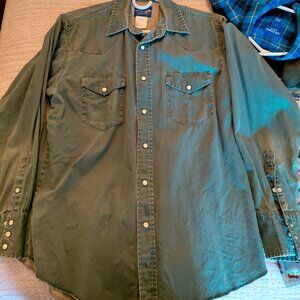 Men's denim western shirt